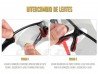 culos Ciclismo 5 Lentes UV Polarizado + Grau + Head Band