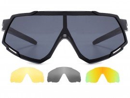 culos Ciclismo Esporte Polarizado Bike 3 Lentes Suporte Grau